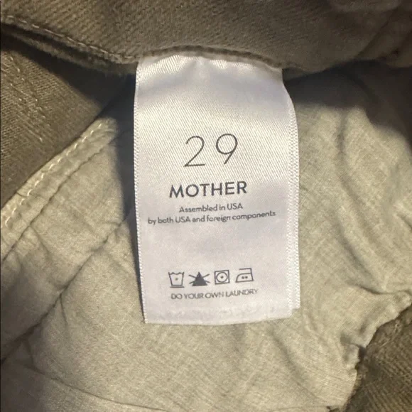 MOTHER Olive Green Trousers Anthropologie - Picture 5 of 6
